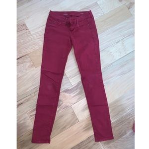 Saks Fifth Avenue Red Jeans